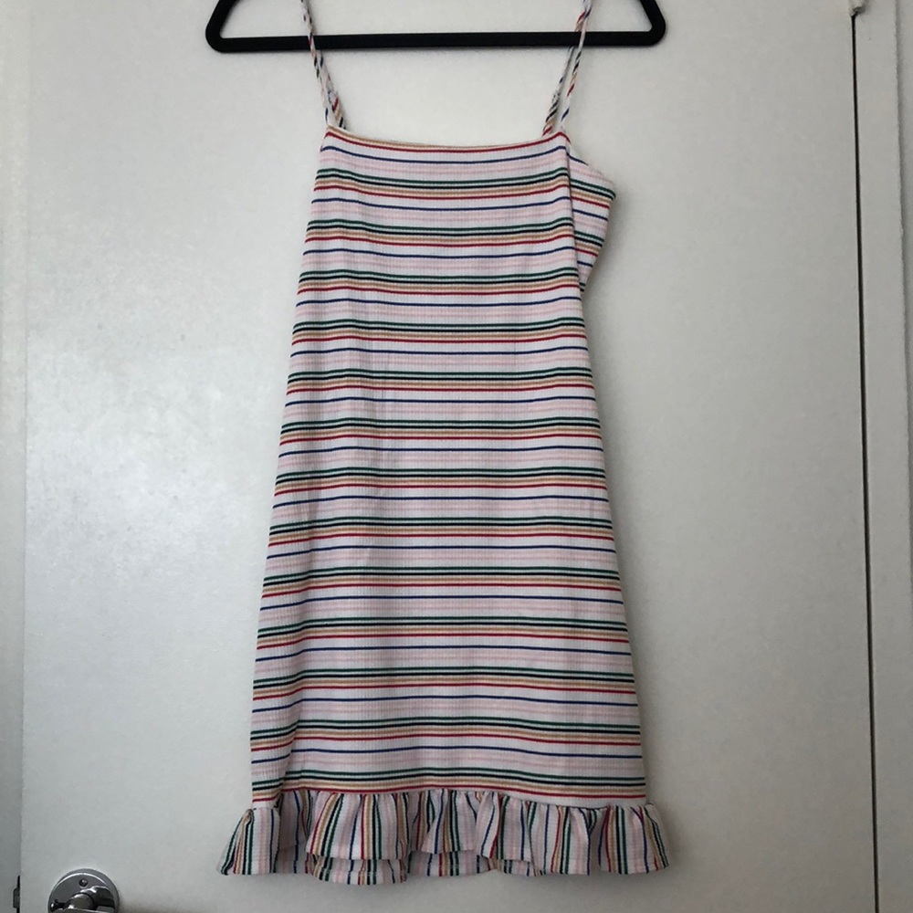 Rainbow Striped Dress